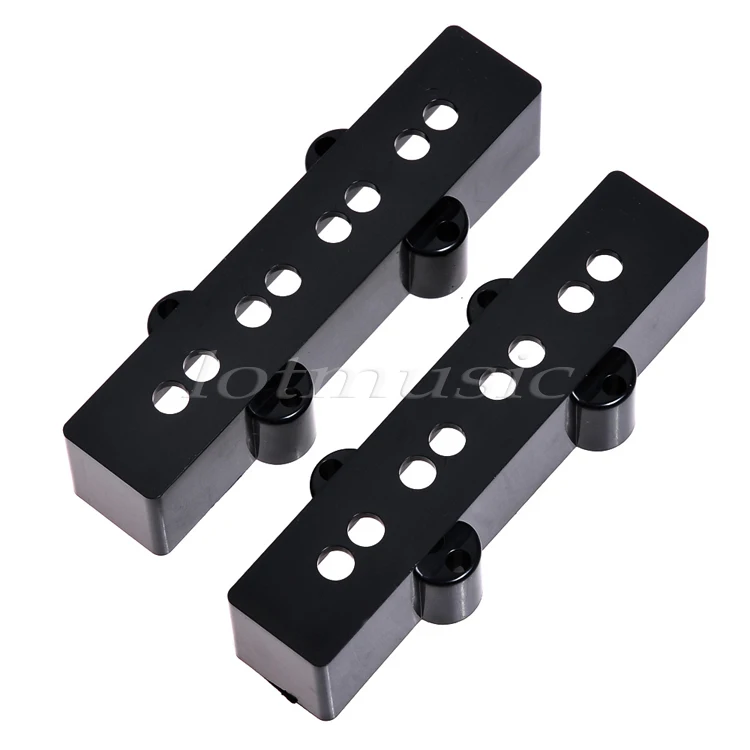 Черный Жесткий пластиковый Чехол для Jazz звукосниматель мостовой 2 шт.|bridge cover|pickup