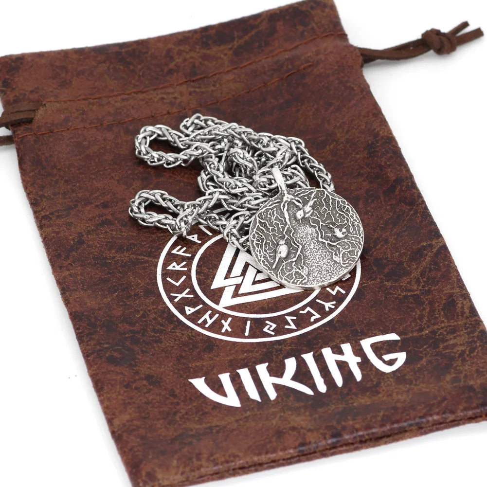 Мужское ожерелье с подвеской viking Yggdrasil treee of life | Украшения и аксессуары