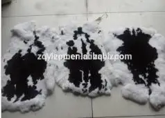 big black spot Шарф из кроличьего из натурального кроличьего меха с меховой аппликацией в виде кролика с коврик для ползания по доступной цене - Цвет: big black spot