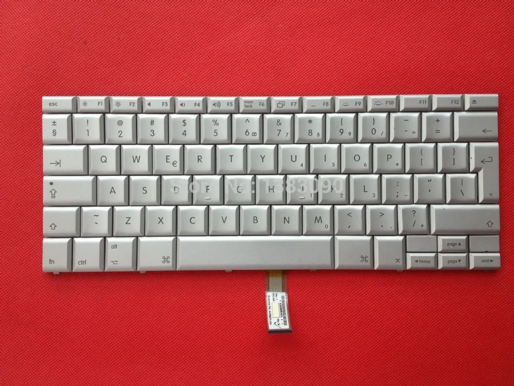 95% Новый оригинал для Macbook Pro 17 &quotA1229 английская версия Серебряная клавиатура с