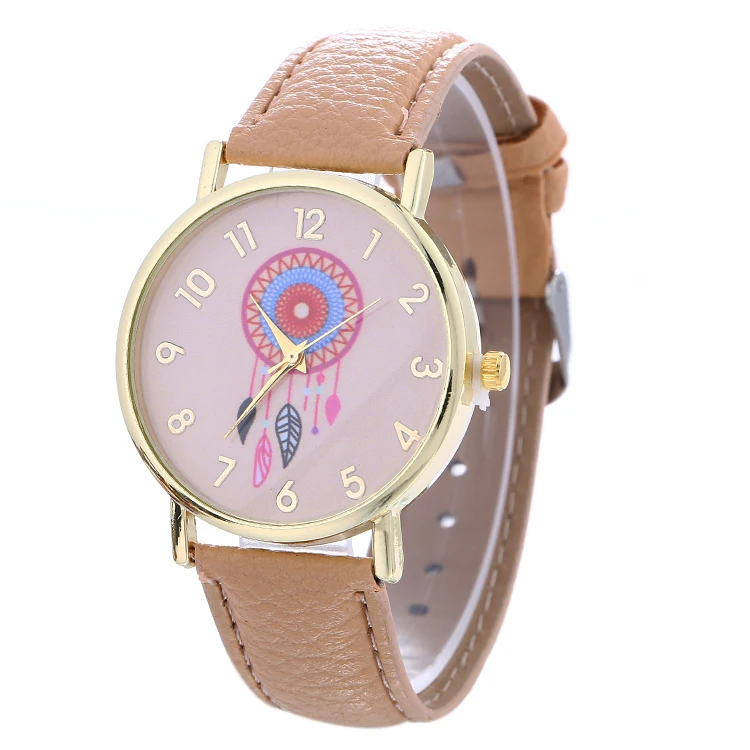 Женские наручные часы из нержавеющей стали с кожаным ремешком 100 шт./лот|watch for|watch