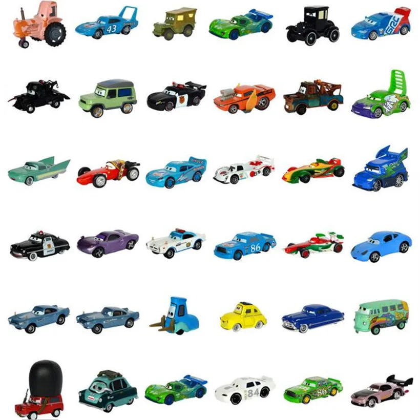 Машинки Disney Pixar Cars 3 McQueen Racing Family 1:55 из металлического сплава литая под давлением