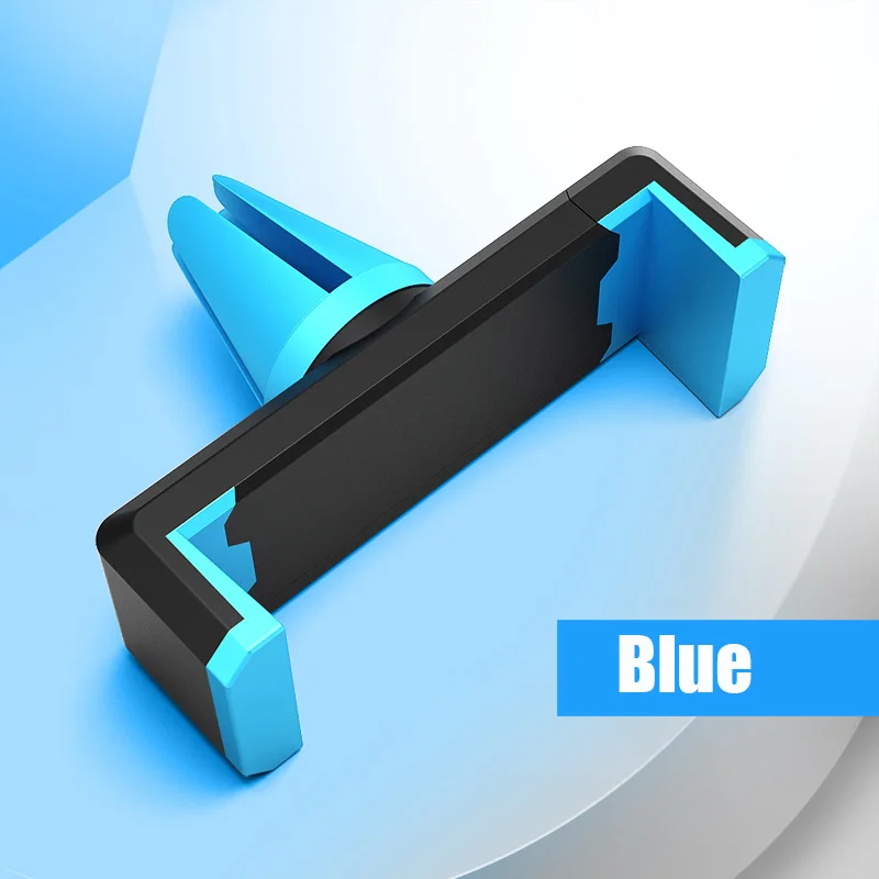 ZHF Универсальная автомобильная подставка для телефона, держатель для телефона на вентиляционное отверстие, 360 Degreen для телефона, поддержка 4-6 дюймов, держатель для автомобиля - Цвет: Blue