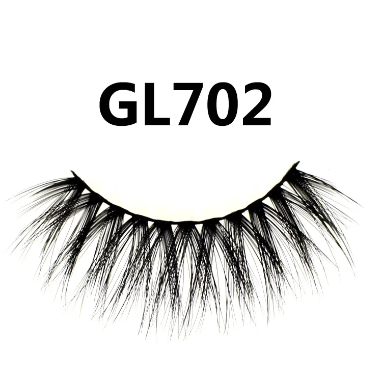 5 Pairs False Eyelashes Natural Mink Individual Wispy Lashes Handmade Fake Eyelash for Makeups Cilios Maquiagem Faux Cils | Красота и