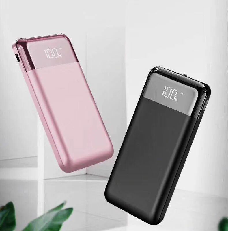 Powerbank 30000mAh внешний аккумулятор большой емкости повербанк USB зарядка порты для iphone