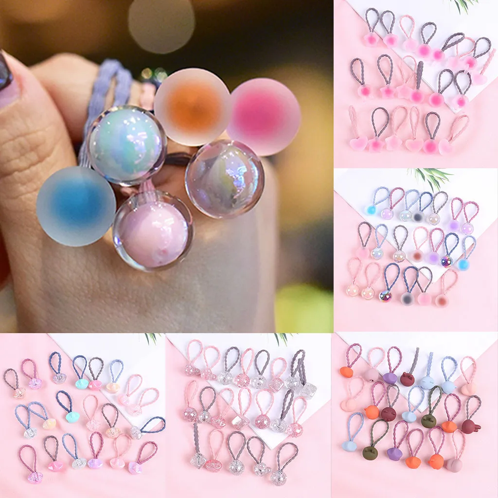 20 шт. Детские резинки для волос в коробке|Аксессуары| |