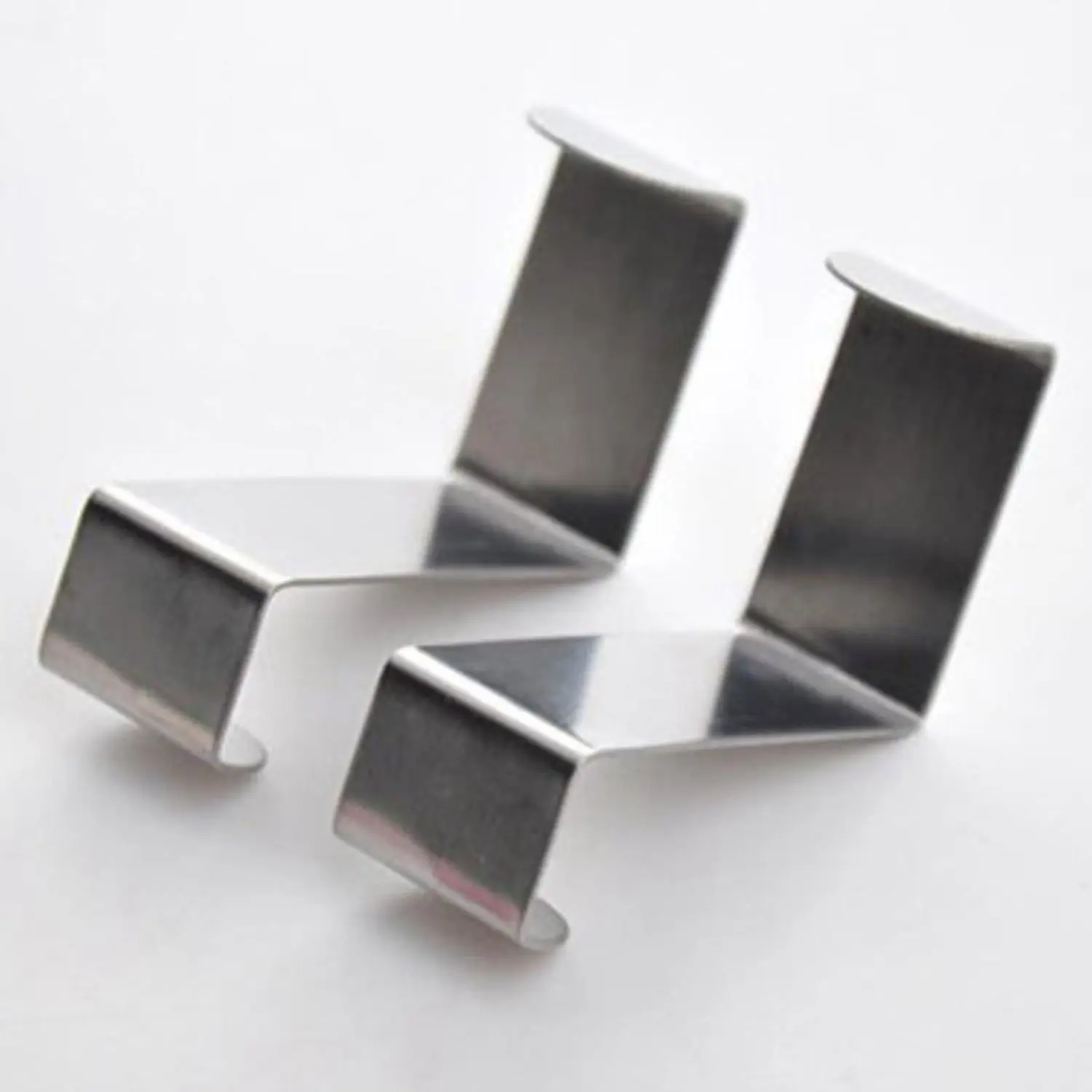 2PC Back Door Hook Stainless Steel Kitchen Cabinet Clothes Hanger Home Storage Organizer Hooks For Hanging Silver | Обустройство дома
