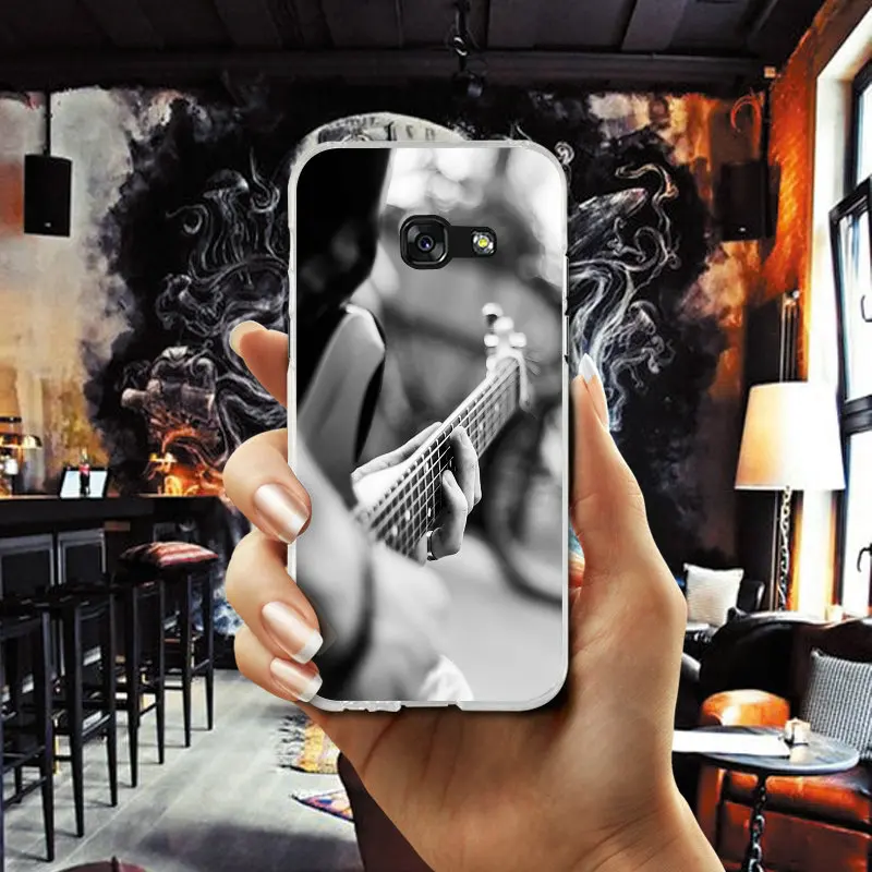 Love Guitar Guitarist Musical Soft TPU Phone Cases for Samsung Galaxy S2 S3 S4 S5 Mini S6 S7 S8 S9 S10 Edge Plus Lite Note 5 8 |