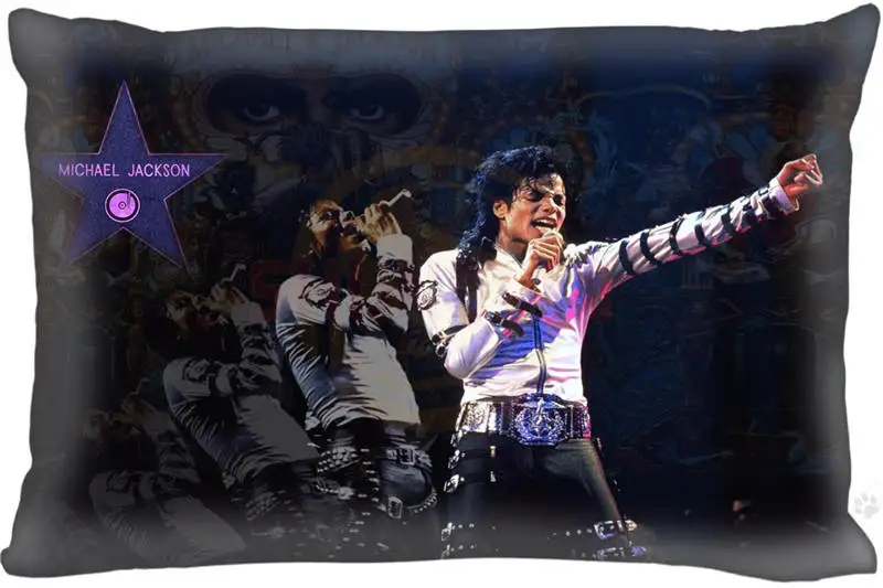 

2016 New Michael Jackson Pillow Case 16x24 Inch Comfortable the best gift for your family High Quality Drop Shipping Co12