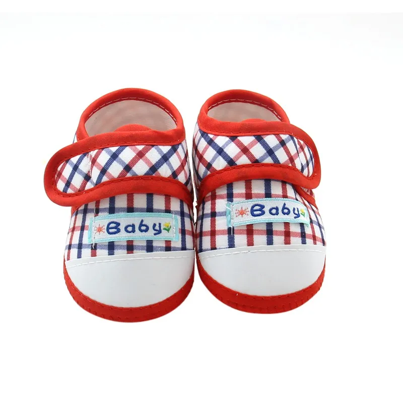 

2017 New Lovely Summer Fashion Baby Toddler Cotton Crib Shoes First Walkers Soft Bottom Anti-Slip Shoes Fit for 0-18 Month baby