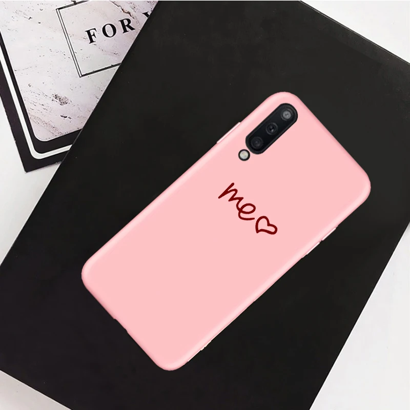 Простой силиконовый чехол для телефона samsung Galaxy A50 A30 A10 A20 A70 A40 A60 M10 M20 M30, Модный чехол из ТПУ с милым сердечком