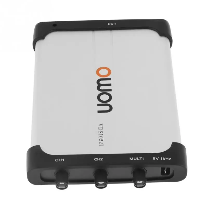 OWON VDS1022I Виртуальный USB осциллограф 100MSa/S 25 м двухканальный для ПК зонд кабель