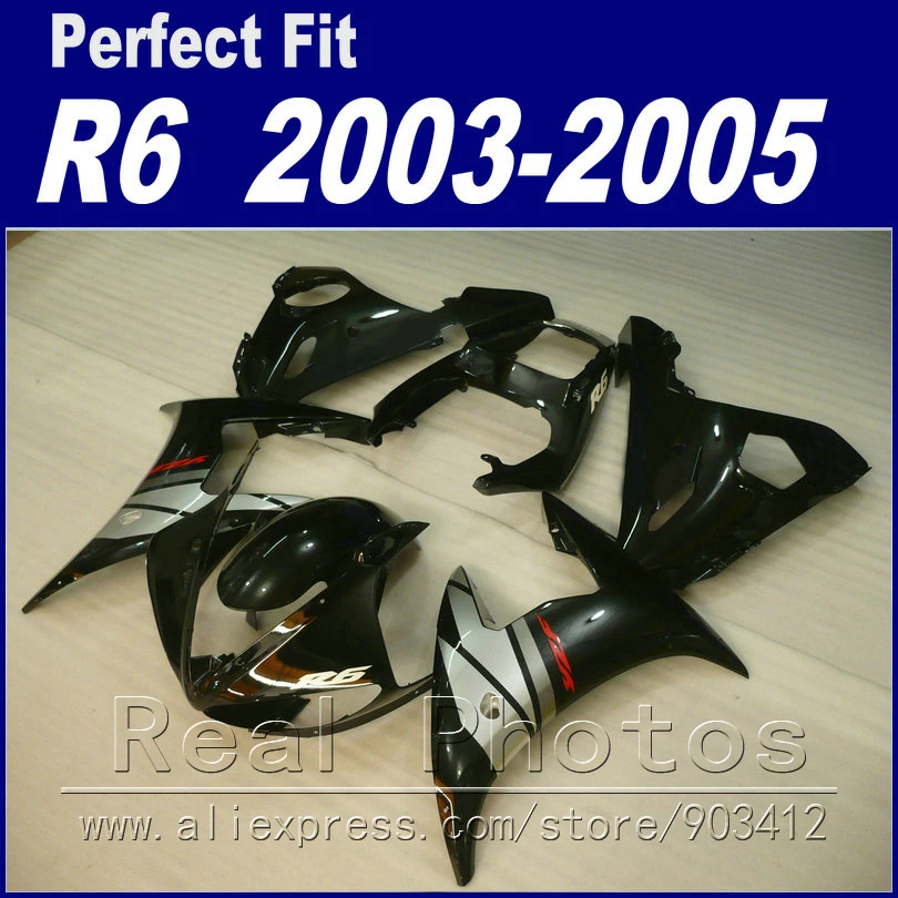 Лидер продаж комплект обтекателей для YAMAHA R6 2003 2004 2005 обтекатели YZF 03 04 05|yzf r6|r6 body