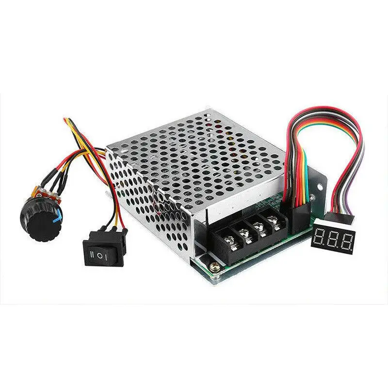DC10-55V 12V 24V 36V 60A ШИМ двигатель Скорость контроллер вращение по часовой стрелке и против реверсивный переключатель комплект