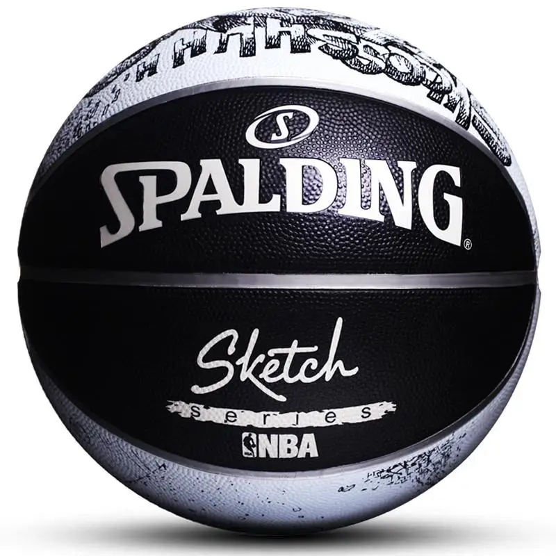 Баскетбольный мяч spalding Новое поступление 7-й студенческий детский Крытый Открытый износостойкий конкурс баскетбольное оборудование баскетбольный мяч - Цвет: 83-534Y