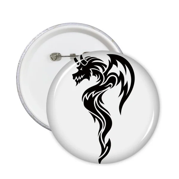 5 шт. круглый значок с изображением дракона животного | Дом и сад