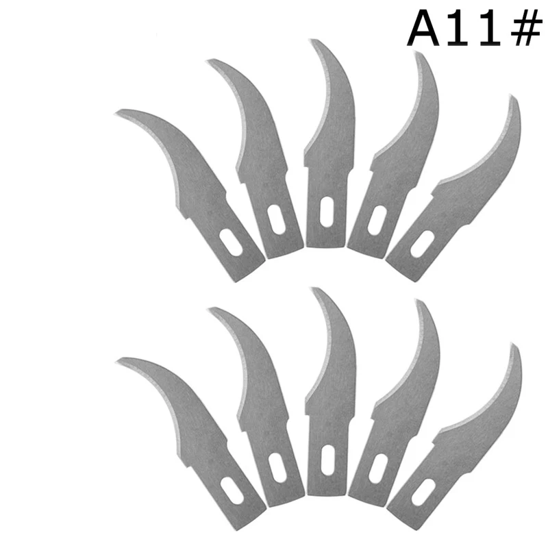 Лезвия для резьбы по дереву A11 #10 шт./лот|Ножи| |