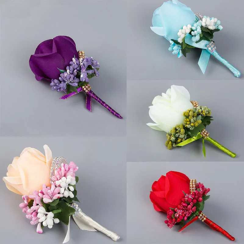 1 шт. корсаж цвета слоновой кости для жениха или шафера|men corsage|red corsagecorsage for wedding |