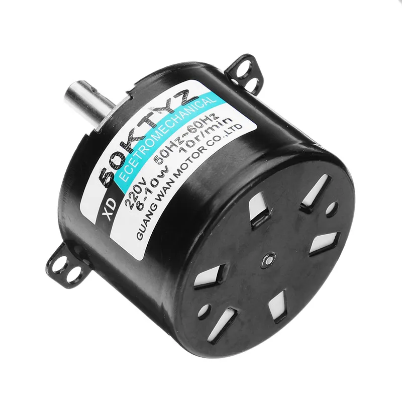Прочный 50ktyz моторный накопитель переменного тока 220V с синхронным электродвигателем 10 Вт постоянный магнит Шестерни планетарный редуктор двигателя управляемый микро двигатель