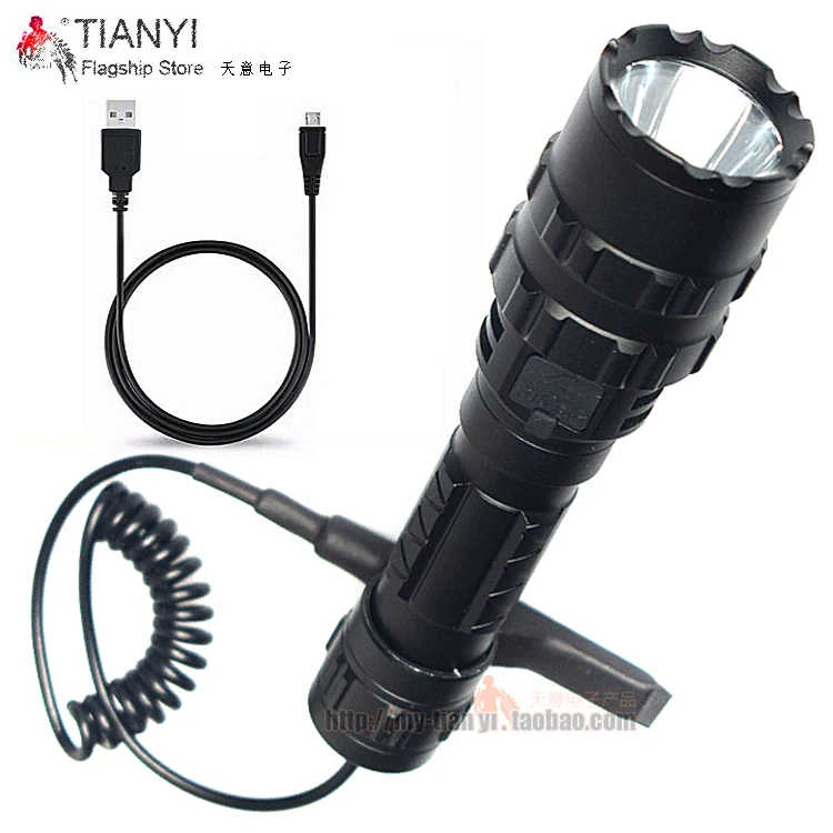 Фонарь для охоты 18650 фонарь USB зарядка мини фонарик светодиодный Cree XML T6 3800lm 5