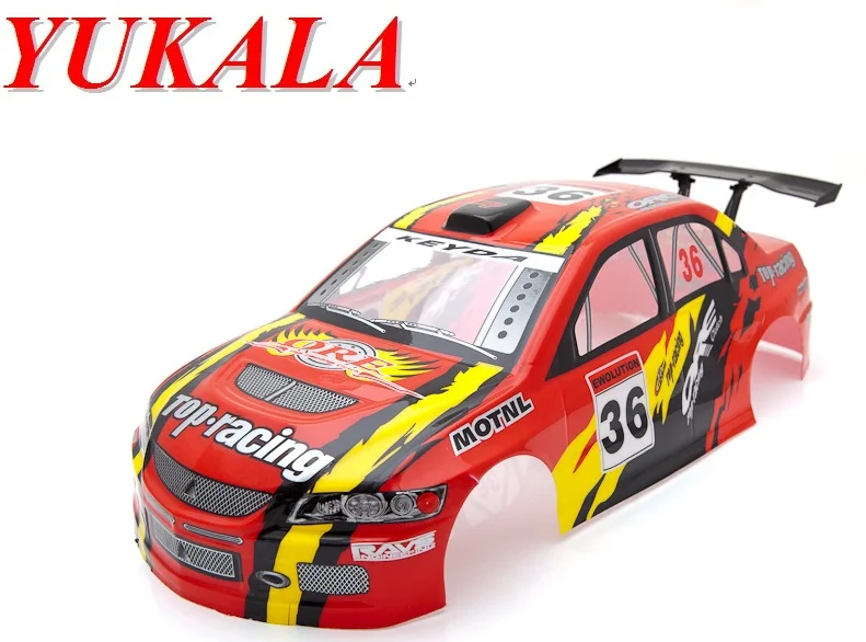 YUKALA 1/10 R/C автомобиль Окрашенный корпус оболочка для rc 200 мм 030R 2 шт./лот|rc car body|body