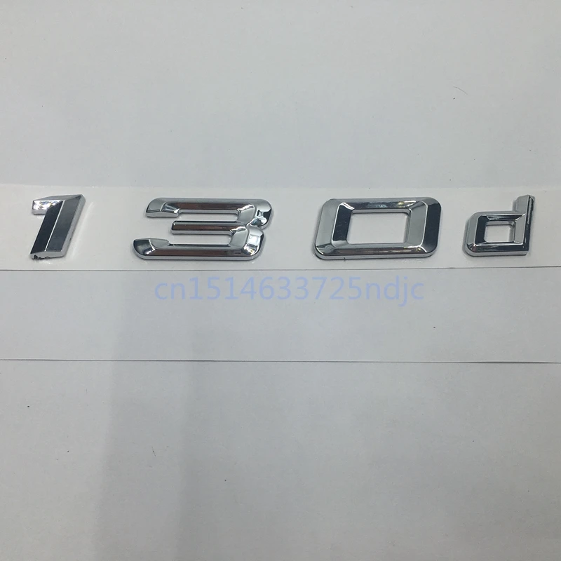 

Chrome 116d 118d 120d 125d 130d 135d Rear Boot Trunk Lid Emblem Logo Badge Lettering For BMW 1 Series E81 E82 E87 F20 F21
