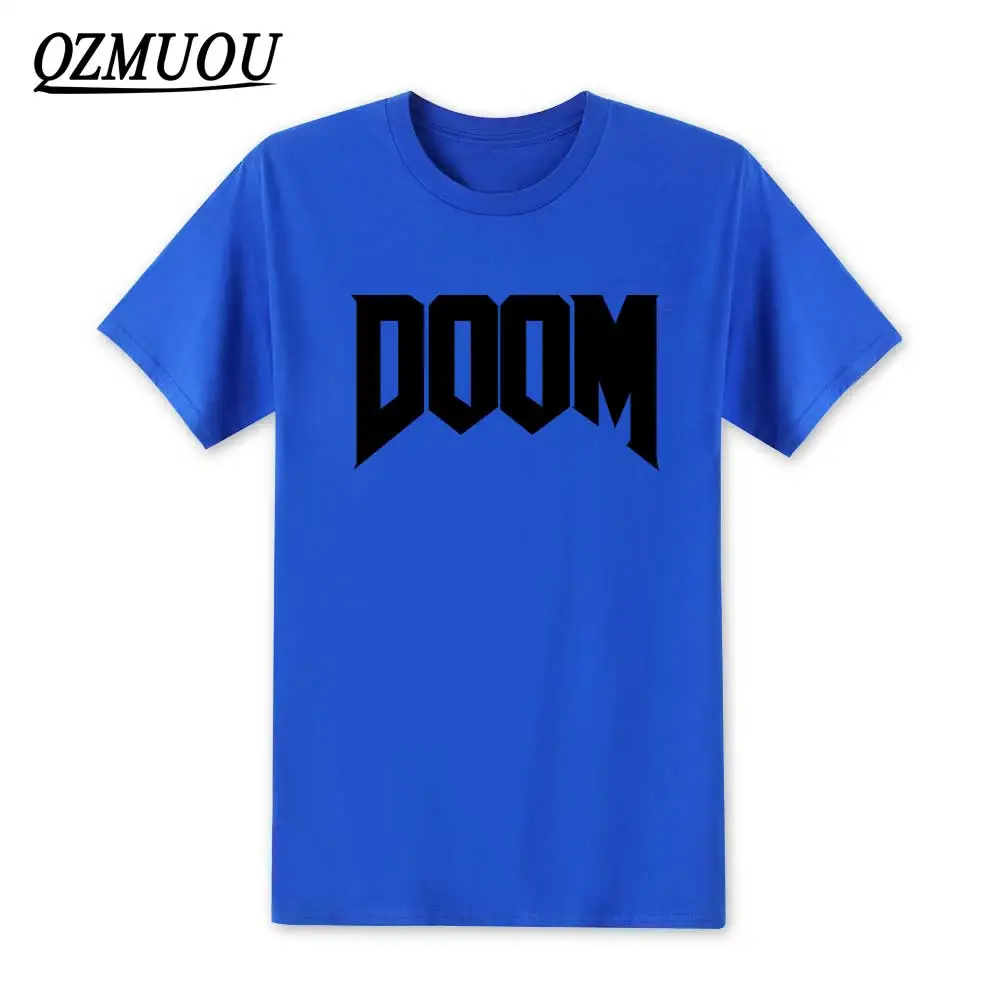 Новая модная футболка Doom All Time Great Video Game Unoffical in Mens футболка с круглым вырезом хлопковая футболка высокого качества размер XS-XXL - Цвет: Blue2