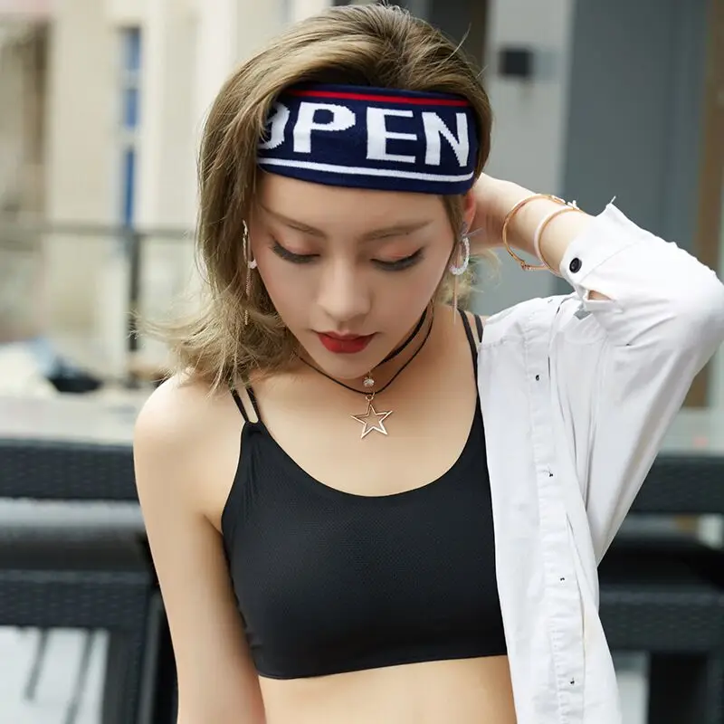 Womens Running Bra Fitness Bra Yogi Push Up Sporters Bra Running Padded Tank Top  Brassiere