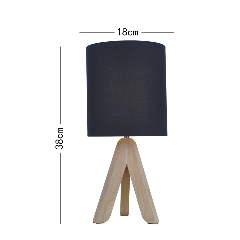 Светодиодсветодиодный настольная лампа в скандинавском стиле деревянная