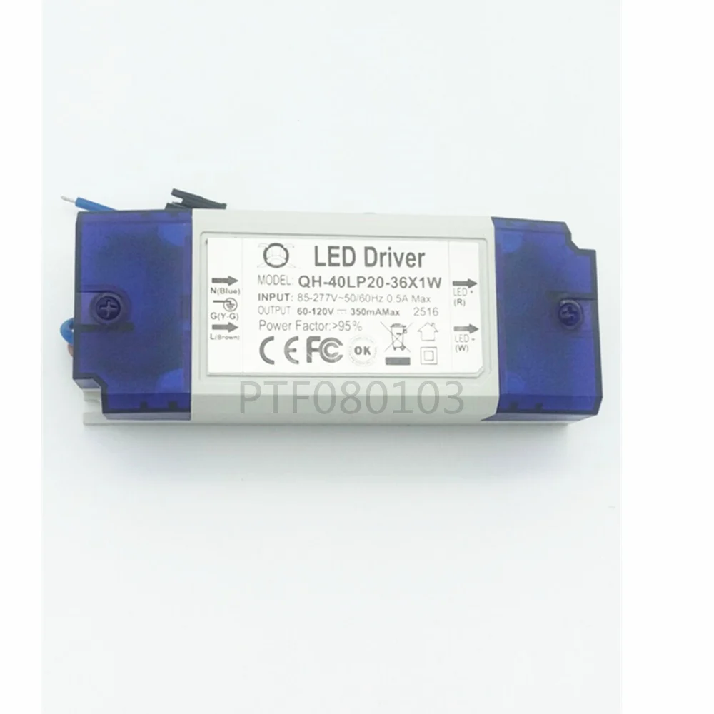 

1pcs AC 85-265V input 6-12x3W 900mA Constant LED Driver Convertor Transformer for 30W High power led chip