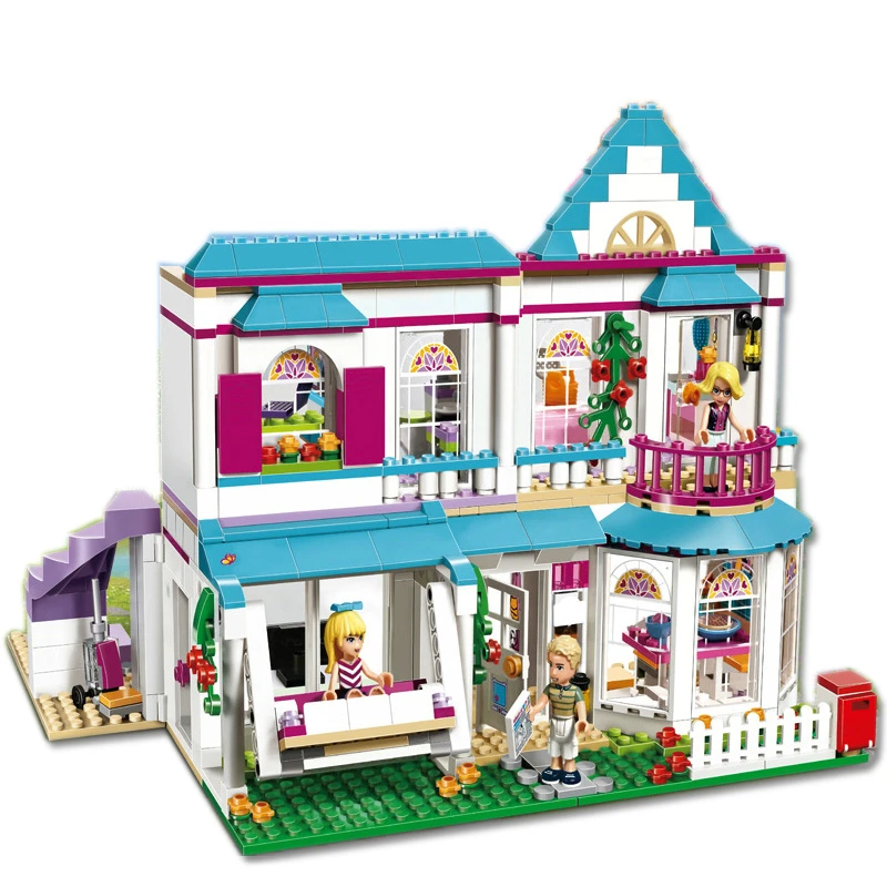 Legoings Замок принцессы Девушки Belle Ариэль Эльза цифры кирпичи девушки друзья дом