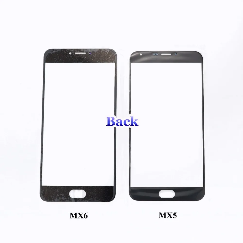 Сменное переднее Сенсорное стекло YuXi для ЖК экрана Meizu MX5 MX6 черное белое золотое 5