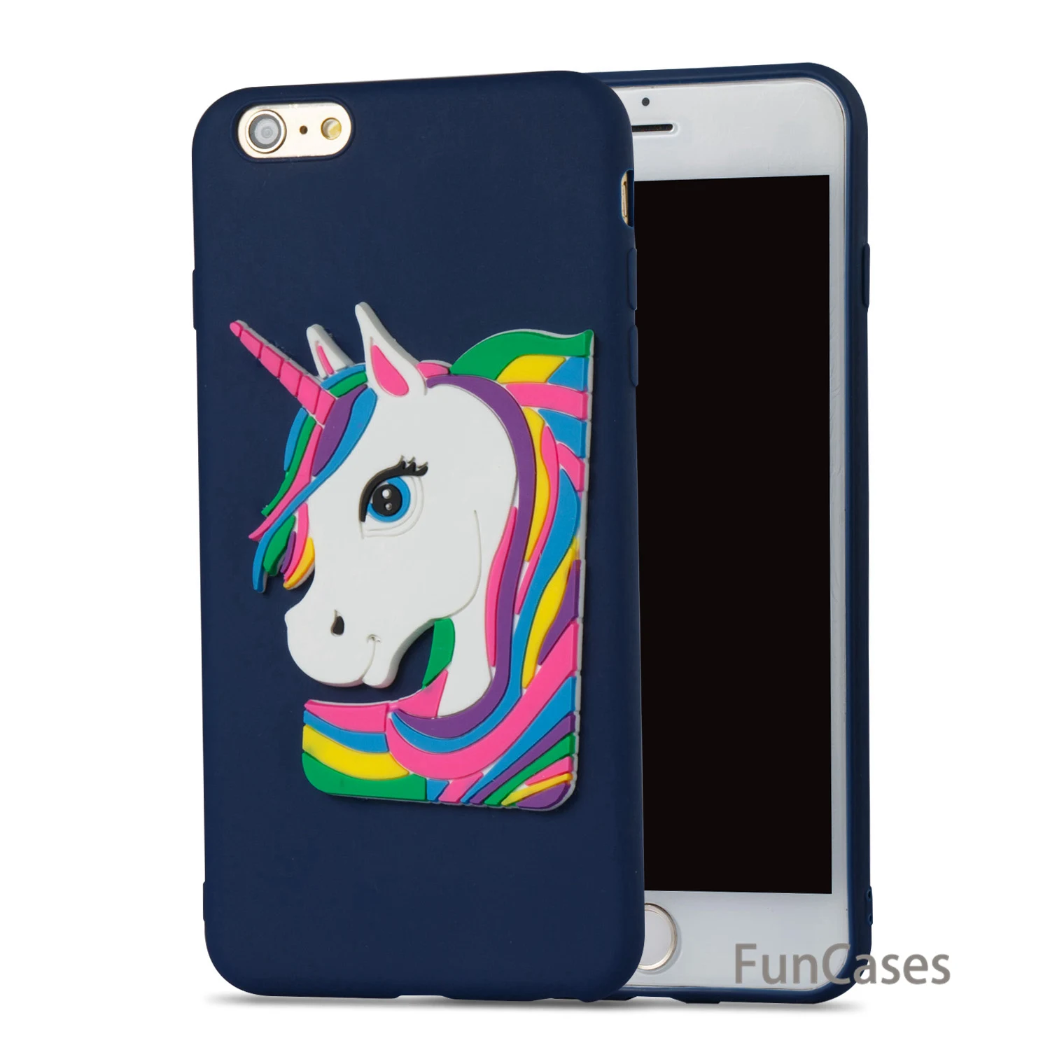 Карамельный чехол для iPhone 6 Plus Capinha Мягкая силиконовая задняя крышка мраморный