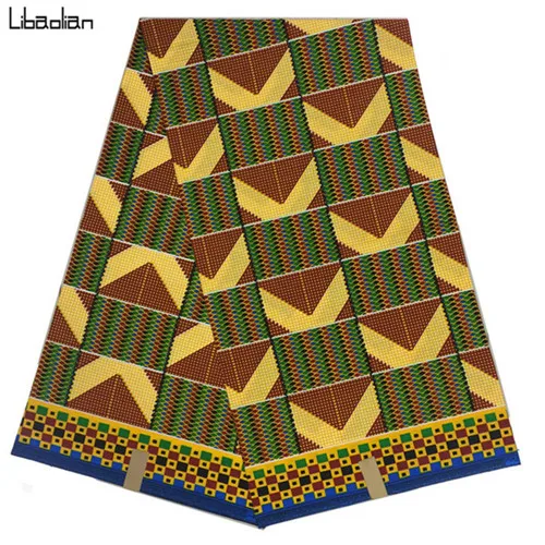 Горячие Kente Стиль голландский батик в африканском стиле воск в африканском стиле реальный надежный нидерландский воск хлопок воск 6 ярдов/партия для женское платье - Цвет: as picture 8