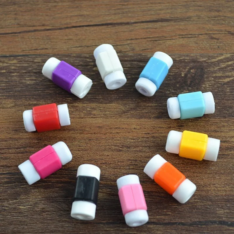 10 шт./компл. защита кабеля Mini USB для iPhone 6/7/Plus iPad передачи данных и наушников