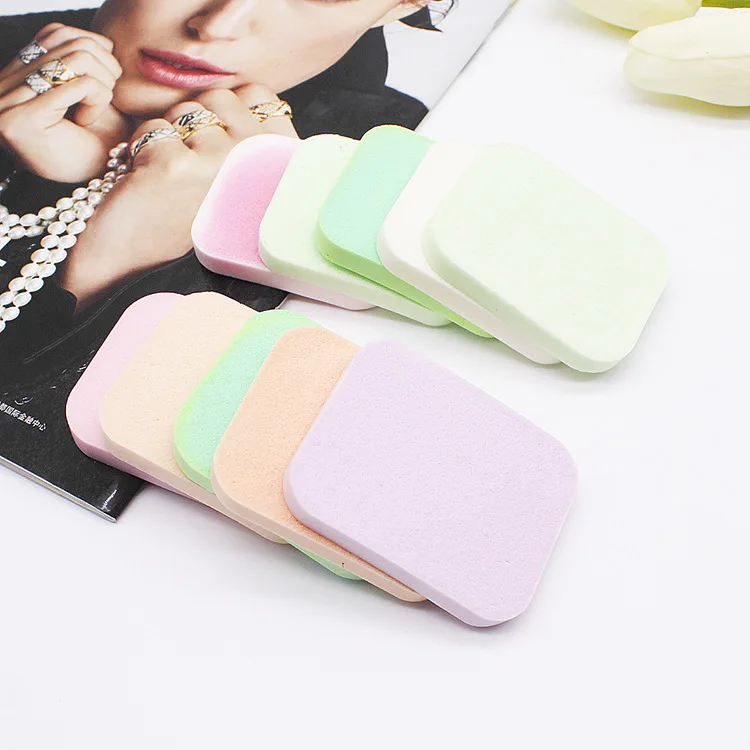 RANMEI 5pcs/set Square Makeup Powder Puffs Professional Soft Sponge Blender Foundation Cosmetic Puff |