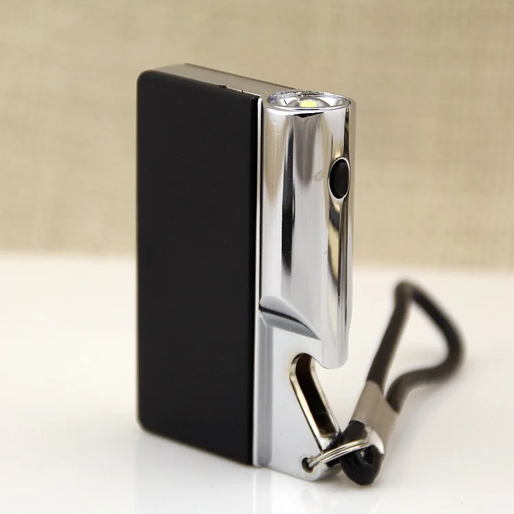 Серебристый USB зарядка зажигалка, открывалка для пива и фонарик. Металлические зажигалки, USB Зажигалка, деловые подарки. Аксессуары для курения - Цвет: Серебристый