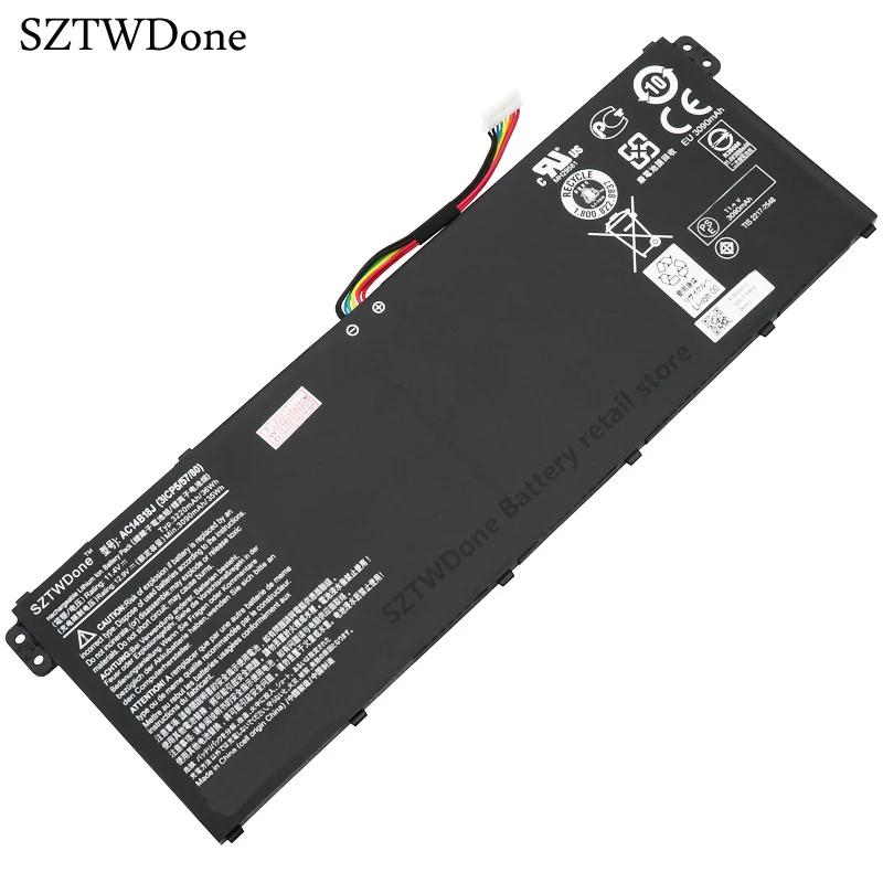 SZTWDone ноутбук батарея AC14B18J для ACER Aspire CB3 111 C670 ES1 571 34R6 512 C323 MS2394 E3 112 C2RQ 11 4 V 3220 мА ч|laptop battery|battery for acer aspirebattery |