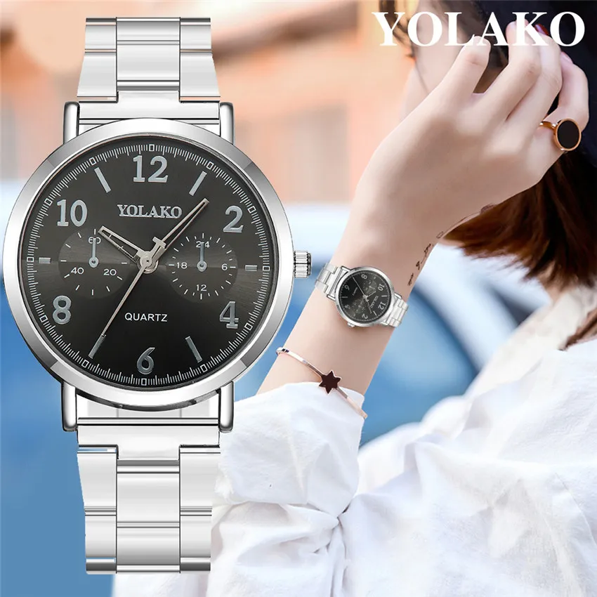 Золотые часы женские модные креативные стальные с браслетом Relogio Feminino Montre