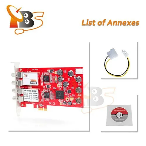 TBS6908 Профессиональный DVB-S2 quad-тюнер карта pci-e Поддержка CCM, ACM, VCM, 32 апск, Вход поток, Blindscan