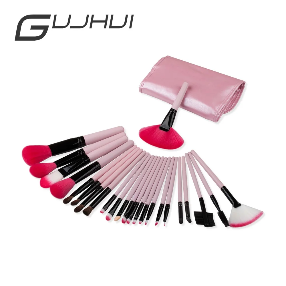 MINI-G-24-003 1 компл. make up набор инструментов 15 цветов Косметика для лица Косметика корректоры для лица палитры$ деревянная ручка плоские кисть скошенная комплект макияж наборы - Цвет: MINI-G-24-003