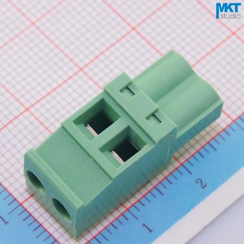 50 шт. 2P 5 08 мм Шаг B тип прямой женский PCB Электрический винтовой клеммный блок