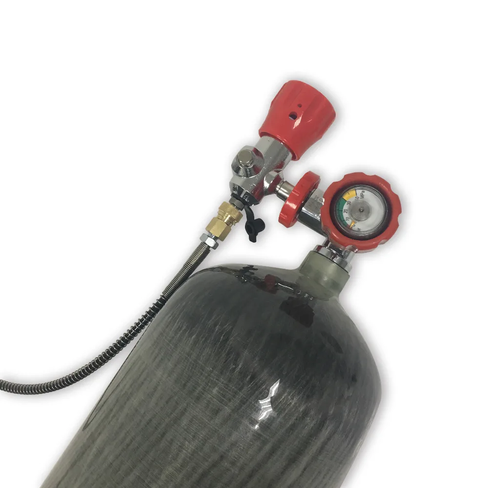 Billig ACECARE Gas Gun Waffe Paintball Tank Scuba Pcp Airforce Condor Carbon Air Tank 30mpa CE 9L Für Unterwasser Carabina AC109101