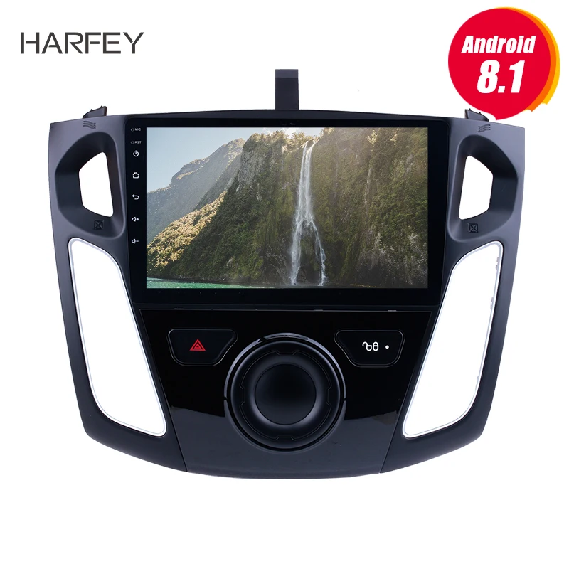 Harfey 9 &quotAndroid 8 1 GPS навигация Радио для 2011 2012 2015 Ford Focus с Bluetooth WIFI 1080P USB Mirror Link OBD2 DVR