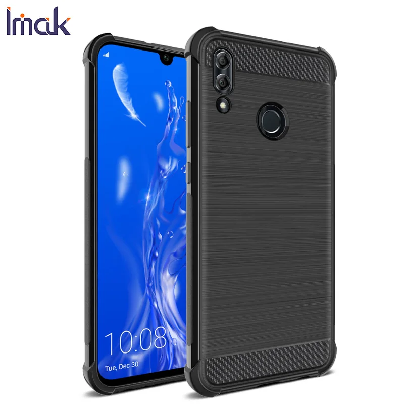 Huawei Honor 10 Lite чехол Imak углеродного волокна чехлы на хуавей хонор лайт Мягкий