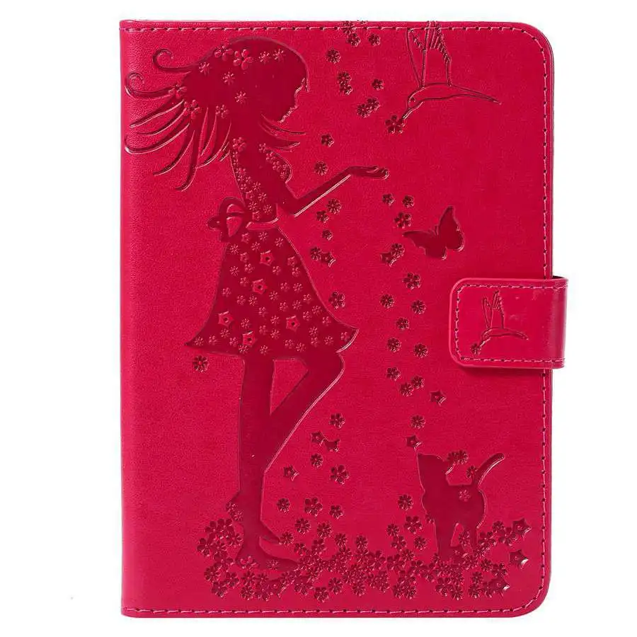 red Чехол для нового Paperwhite 4 10го поколения, чехол для Amazon Kindle Paperwhite 1, 2, 3, 4, 6 дюймов, Чехол+ пленка+ ручка - Цвет: red