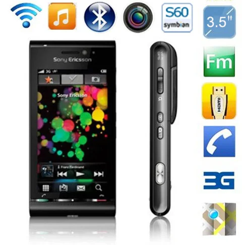 Оригинальный разблокированный Sony Ericsson U1 U1i Satio мобильный телефон 3G 12 МП Wi-Fi GPS