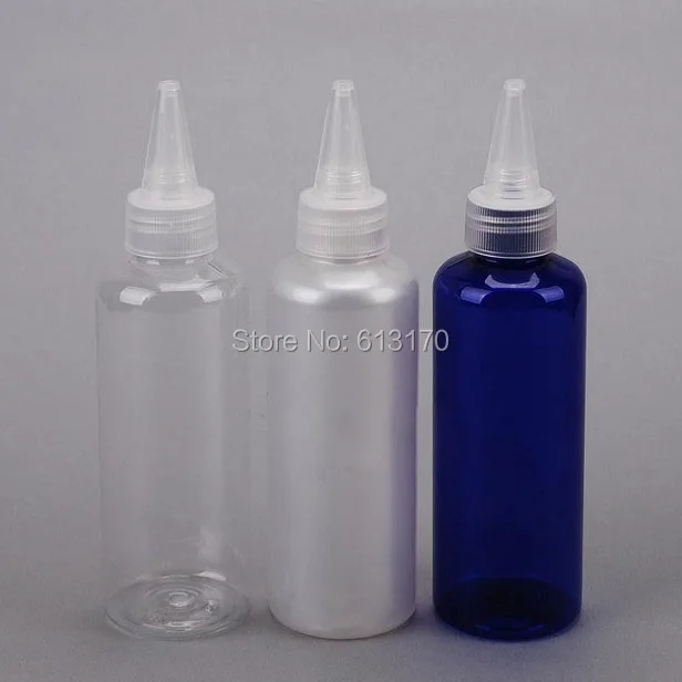 Бесплатная доставка 150 мл ПЭТ прозрачная бутылка с иглой крышка носиком 5 унций