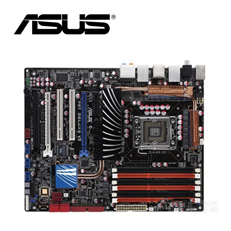 Настольная материнская плата Asus P6T Deluxe V2 X58 Socket LGA 1366 Core i7 Extreme DDR3 24G ATX UEFI BIOS