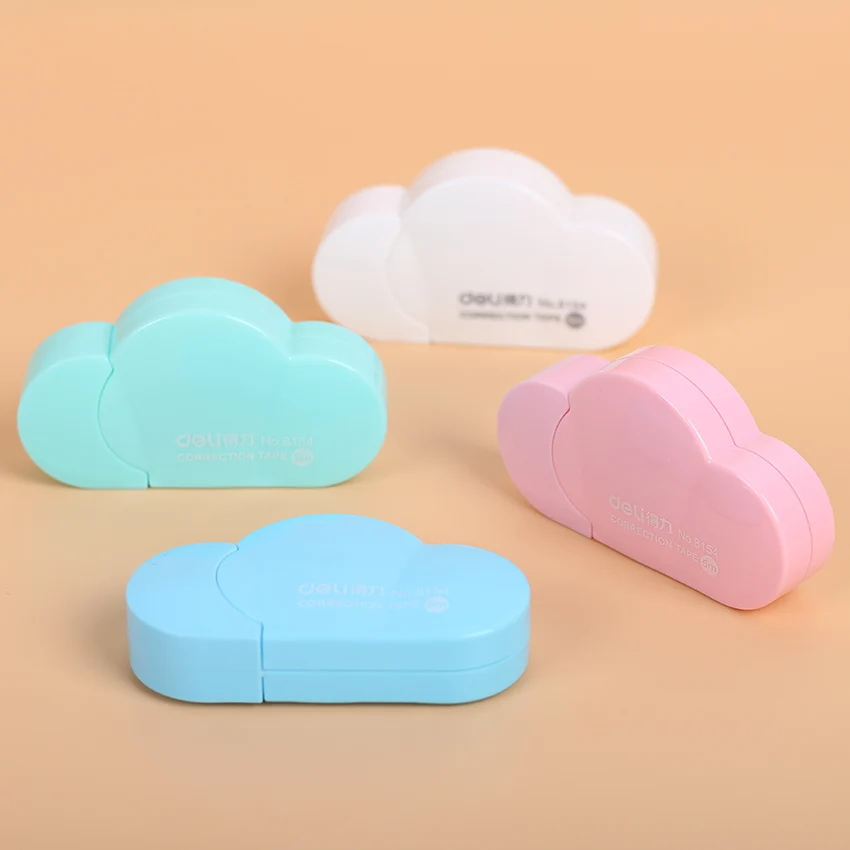 1 шт., распродажа, милые мини-коррекционные Ленты Kawaii с маленькими облаками, корейские канцелярские принадлежности, новинка, офисные детские школьные принадлежности